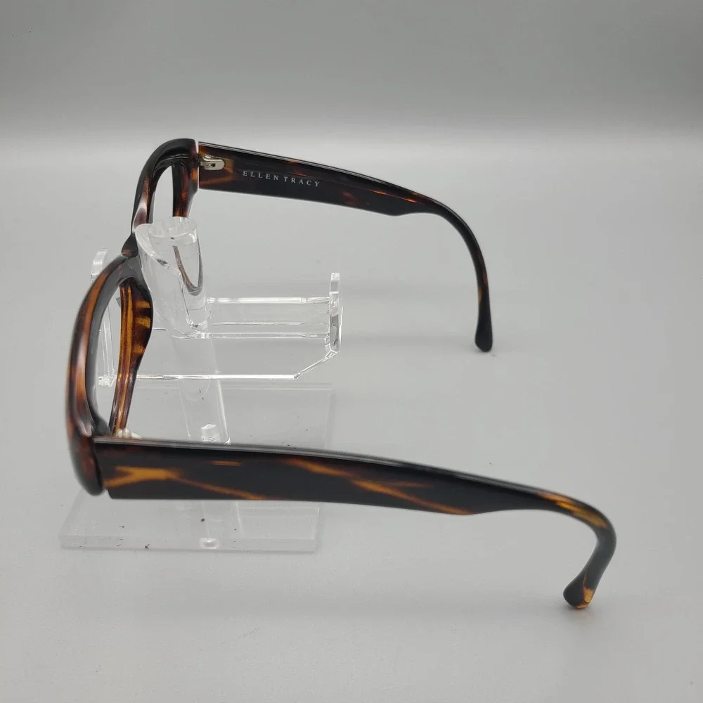 Ellen Tracy B 76-31-2 Tortoise Cat Eye Eyeglass Frames Made in Austria Womens